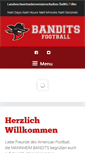 Mobile Screenshot of bandits-football.de