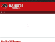 Tablet Screenshot of bandits-football.de